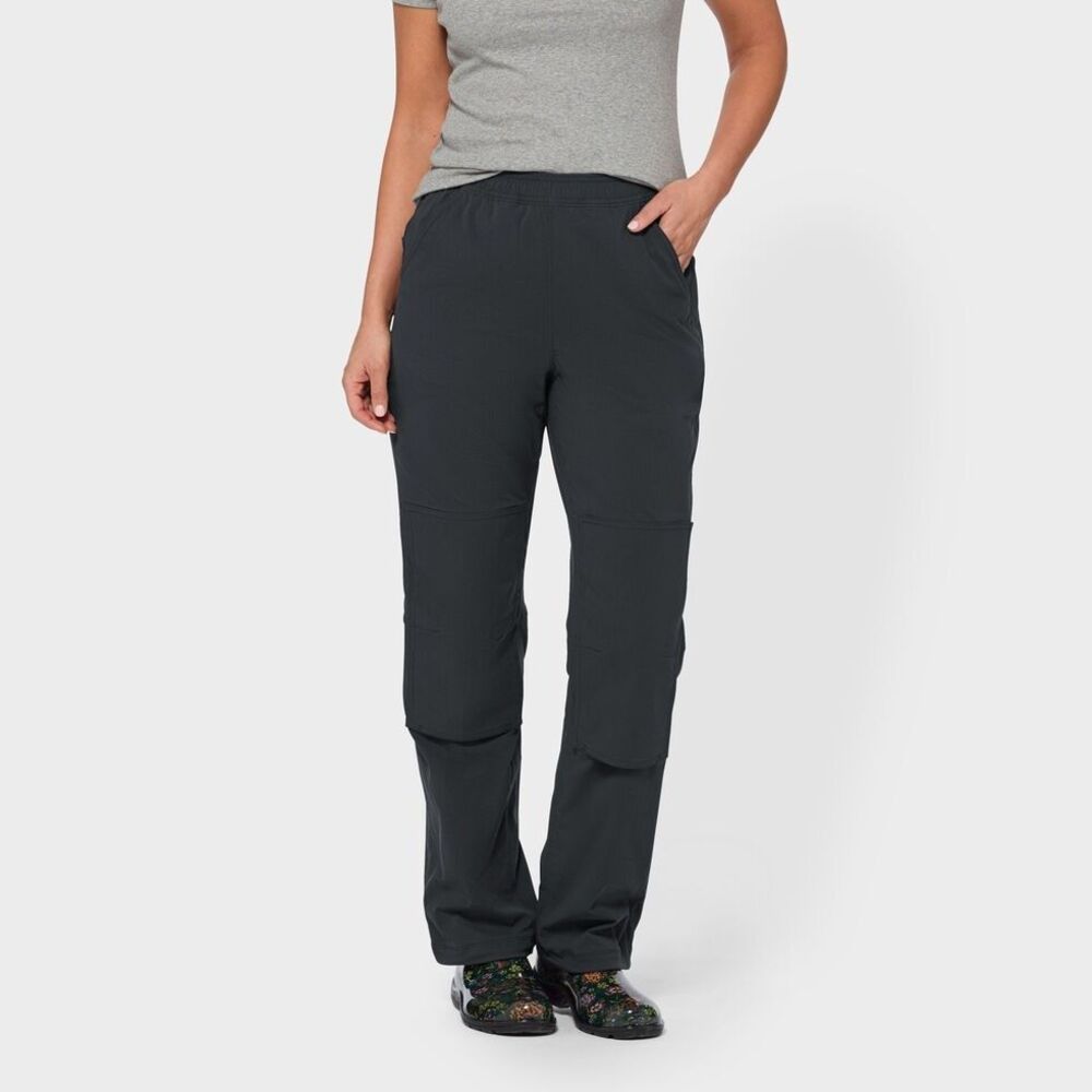 Duluth Trading Co Women's Heirloom Gardening Pants S Regular Black Pull On
